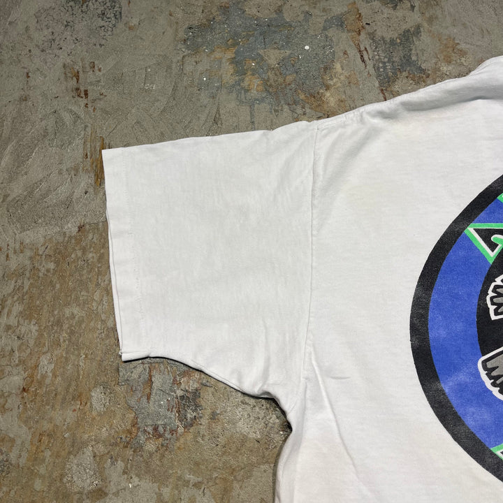 古着 90's AIRWALK/エアウォーク/ヴィンテージ シングルステッチ プリントTシャツ/サイズXL相当