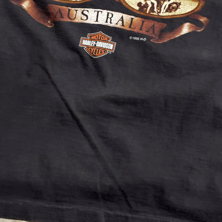 古着 USA製 90's Harley-Davidson/ハーレーダビッドソン/ プリントTシャツ/ サイズXL