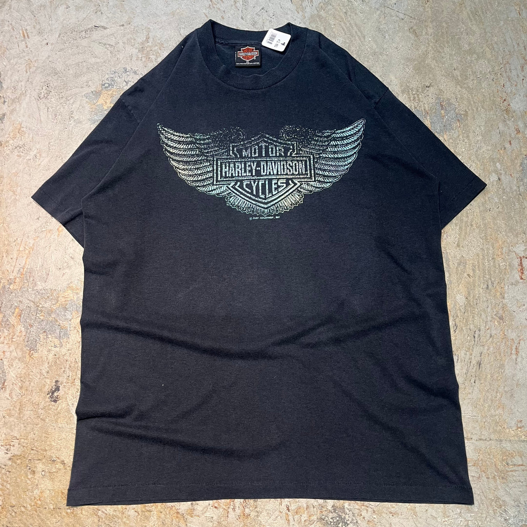 古着 USA製 Harley-Davidson/ ハーレーダビッドソン/ プリントTシャツ/ サイズXL
