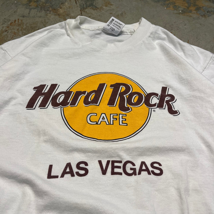 古着 USA製 90's HARD ROCK CAFE Las Vegas/ハードロックカフェ/企業系/プリントTシャツ / サイズM
