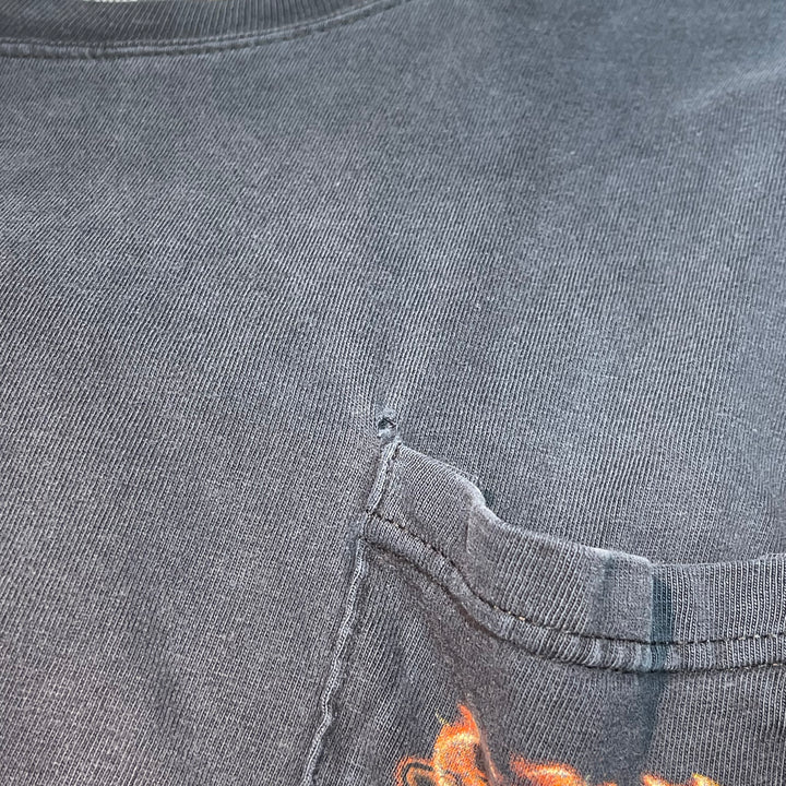 Used clothing Made in USA Harley-Davidson / Kansas City Store, Missouri / Printed T-shirt / Size XL