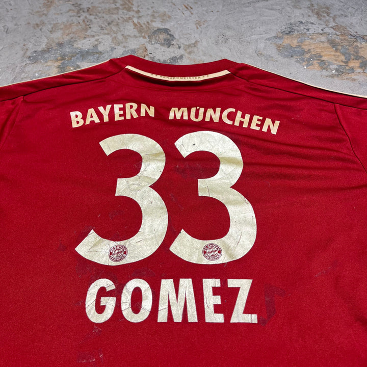 #4248 FC BAYERN/FCバイエルン・ミュンヘン/adidas/アディダス/Football/フットボール Tee/アリアンツ アレーナ/Gomez/サイズM