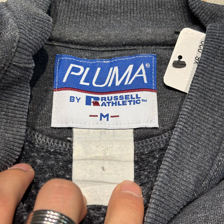 Russell Athletic/ Pluma by Russell Athletic/ Blank Crew Neck Sweatshirt/ Plain/ Size M의 의류 플루마