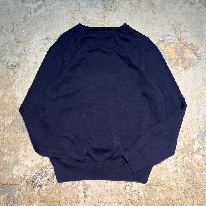 #3705 古着 POLO by Ralph Lauren/ラルフローレン /PIMA Cotton knit V Neck Sweatrer/ピマコットンニット Vネックセーター/サイズM