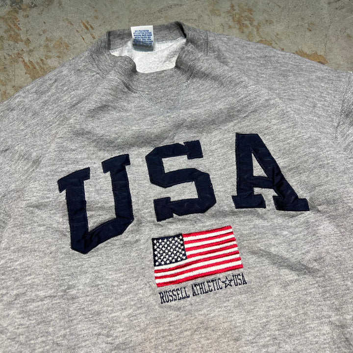 #3814 古着/Russell/ラッセル/Crewneck sweat/クルーネックスウェット/USA/MADE IN U.S.A/サイズL