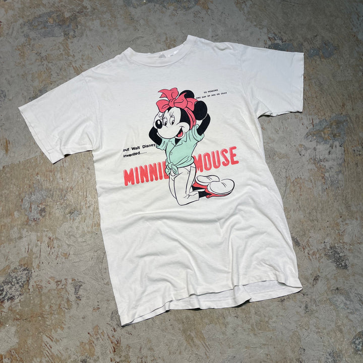 #4834 古着 90's~ ミッキーマウス&フレンズ/Disney/ディズニー /キャラクタープリント/Tシャツ/ヴィンテージ/シングルステッチ/サイズXXL相当