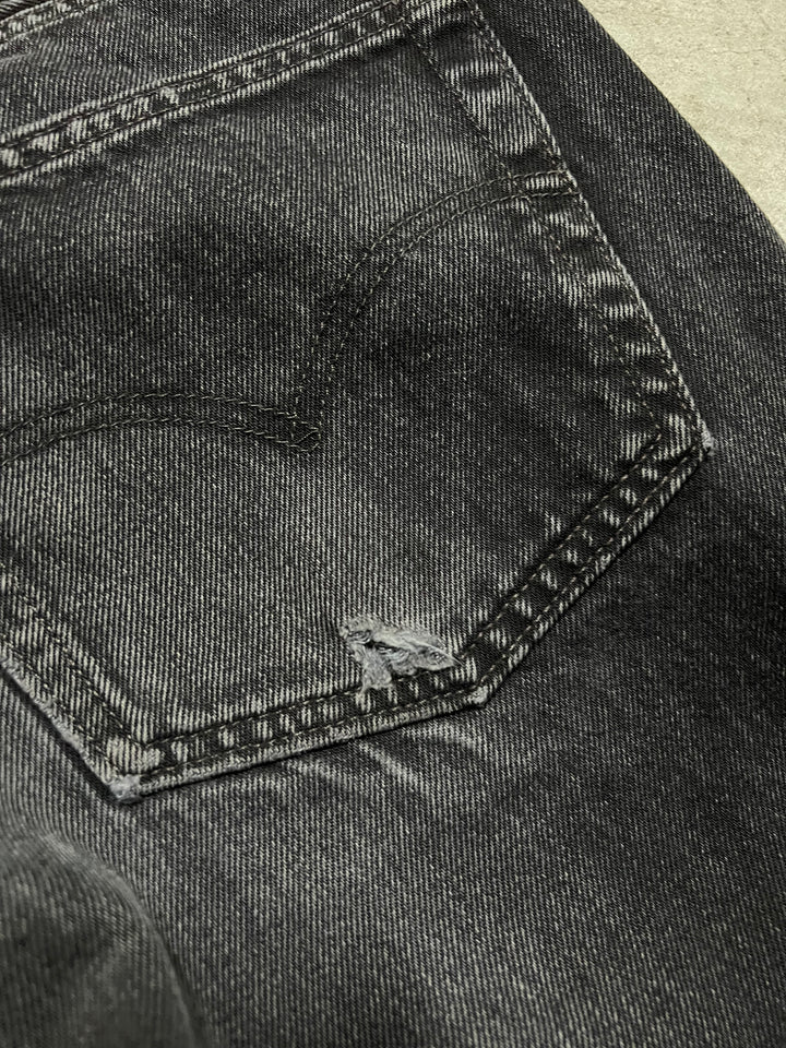 #MA15 Used clothing 99's Levi's/Black Denim Pants/Black Denim Pants/501/MADE IN U.S.A/Actual size 34 x 30