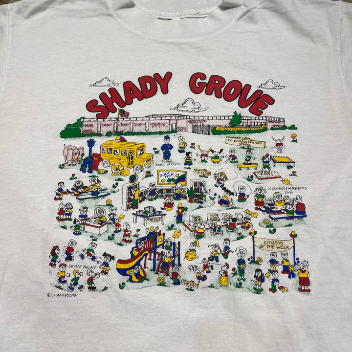 #4298 Unknow/short sleeve t-shirt Tee/シングルステッチ/SHADY GROVE/半袖Tシャツ/90's/サイズXL相当