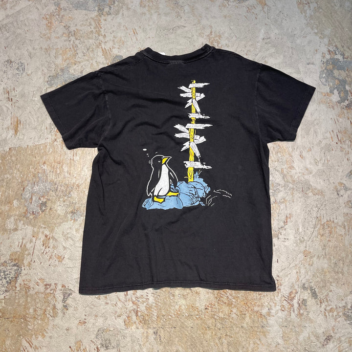 중고 의류 98 's USA Made Hanes / Hanes / Fleetwood Mac / 빈티지 싱글 스티치 밴드 티셔츠 / 크기 L