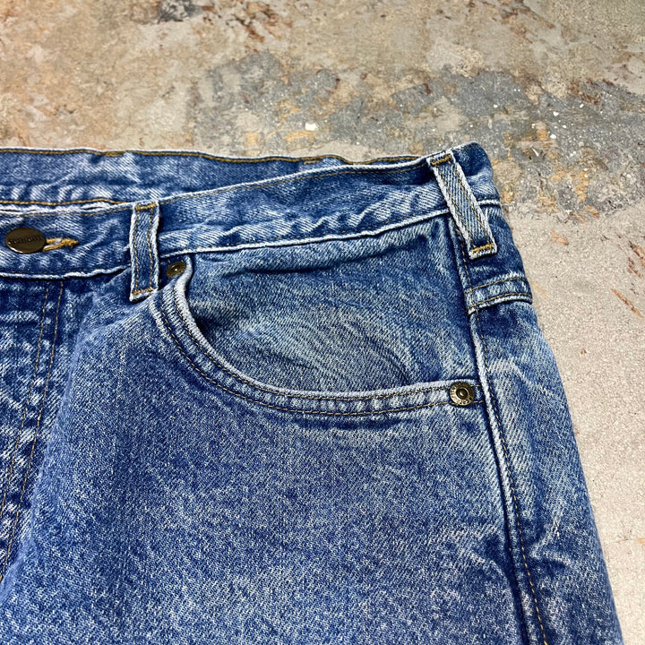 #4224 古着 Carhartt/カーハート / Denim Pants/デニムパンツ /ジーンズ / 裏地チェック/34×30