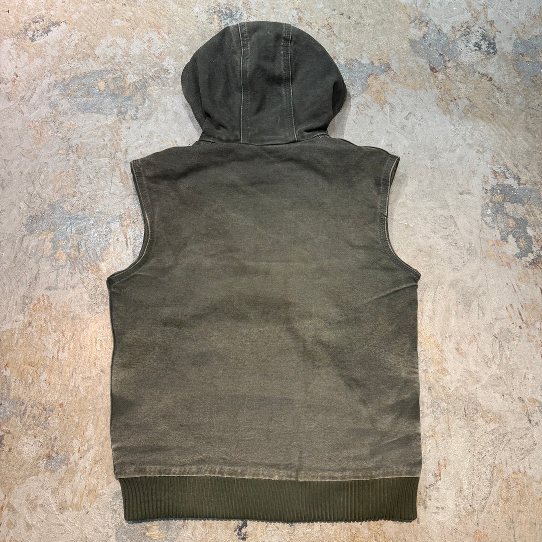 古着 Carhartt/ カーハート/ ダックベスト/ ダック地/ 裏地キルティング/ サイズL