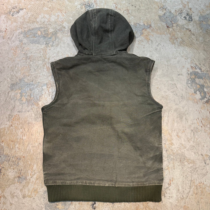 古着 Carhartt/ カーハート/ ダックベスト/ ダック地/ 裏地キルティング/ サイズL