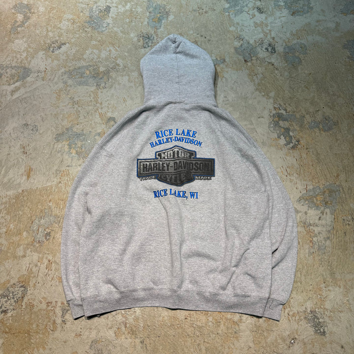 중고 의류 Harley-Davidson/Harley Davidson/Sweat Pullover Hoodie/Rice Lake, Wisconsin/Size XL
