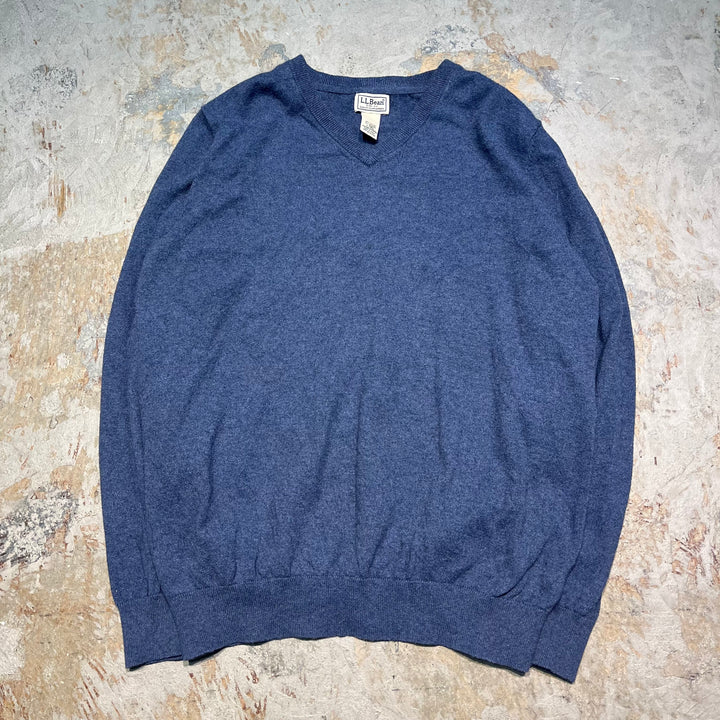 #3700古着/ラルフローレン/POLObyRalphLauren/コットンニット/Cottonknit/Vネック/サイズL