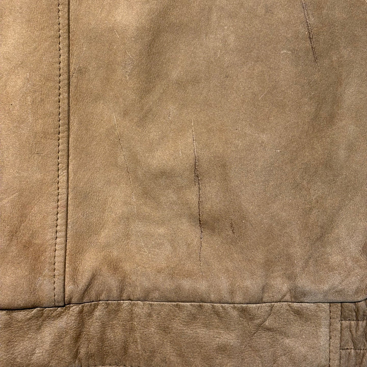 중고 의류 St.John'Sbay/ St. John 's Bay/ Nubuck/ Zip-Up Leather Jacket/ Size L