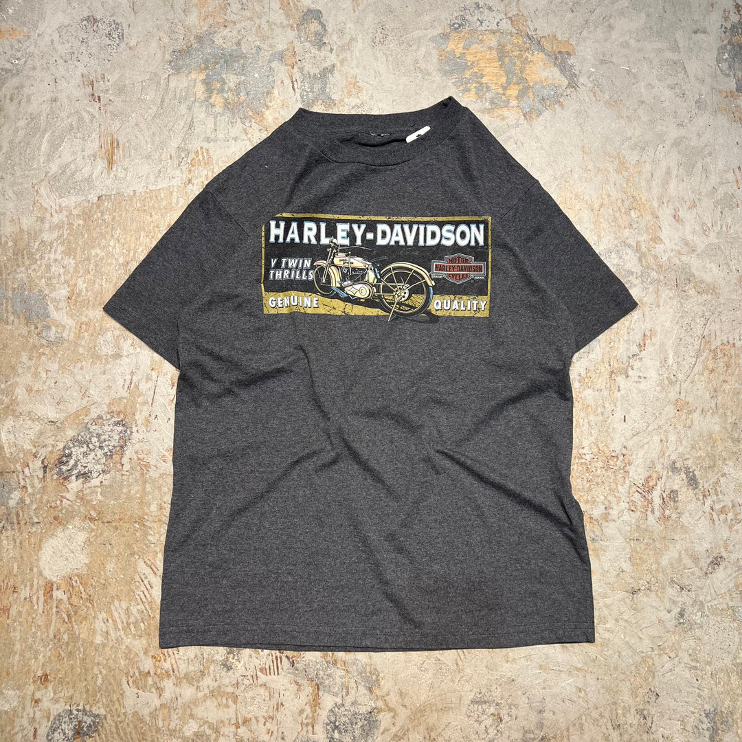 古着 Harley-Davidson  /ハーレー ダビッドソン / アラスカ州 スカグウェイ/ チルクートパス / 峠 / プリントTシャツ / サイズXL相当