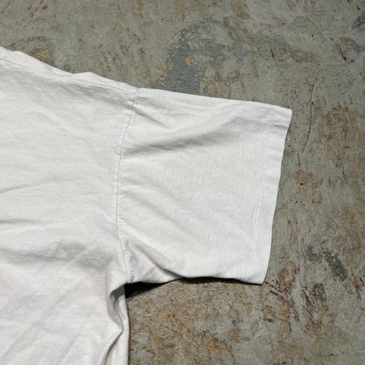 빈티지 시베리아 허스키/동물/빈티지 싱글 스티치 인쇄 티셔츠/크기 l