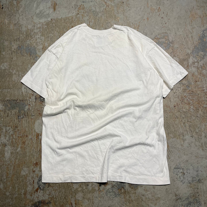 중고 의류 90 년대 미국 만든 스크린 스타 / 크루즈 캄포 맥주 / 오 신! 나는이 맥주를 정말 좋아한다! / 빈티지 단일 스티치 인쇄 티셔츠 / 크기 l