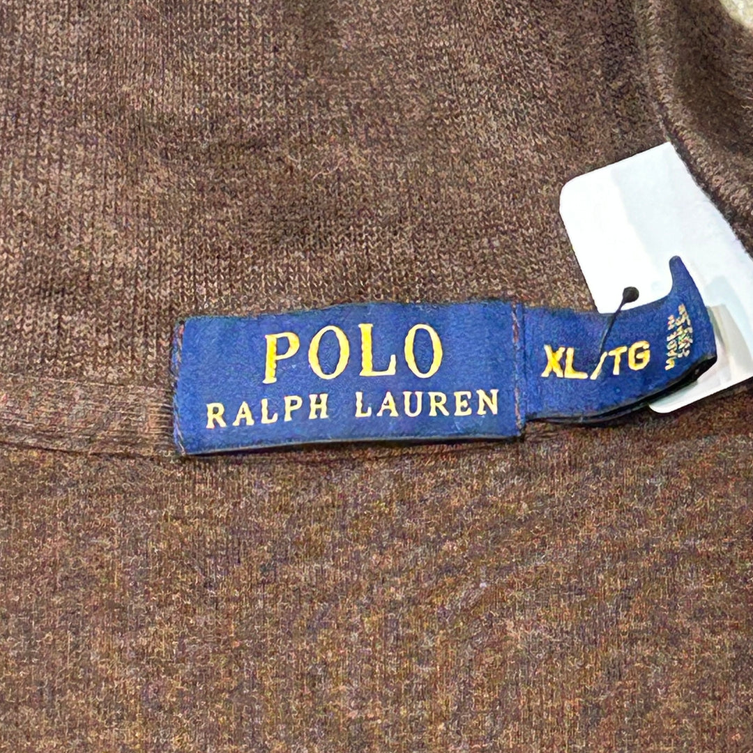 旧衣POLO by Ralph Lauren/ POLO拉尔夫劳伦/半拉链针织毛衣/尺码XL