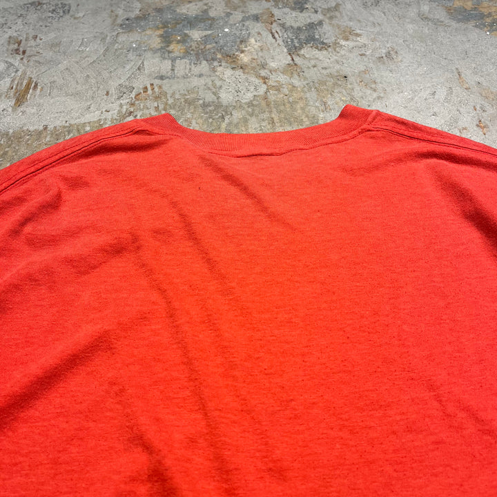 중고 의류 80 년대 Tora/Moscow 서커스/빈티지 싱글 스티치 인쇄 티셔츠/크기 L-XL에 해당합니다.