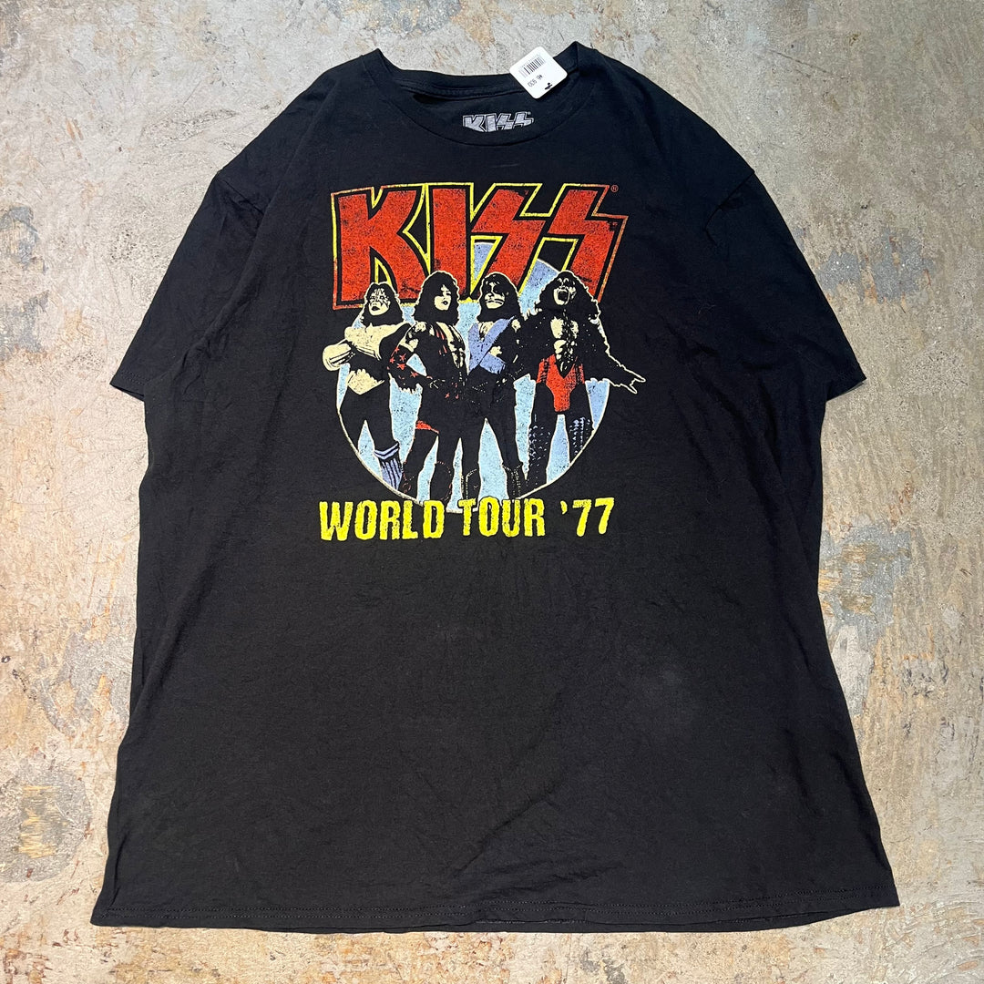 古着 KISS/キッス/バンドプリントTシャツ/ サイズXL