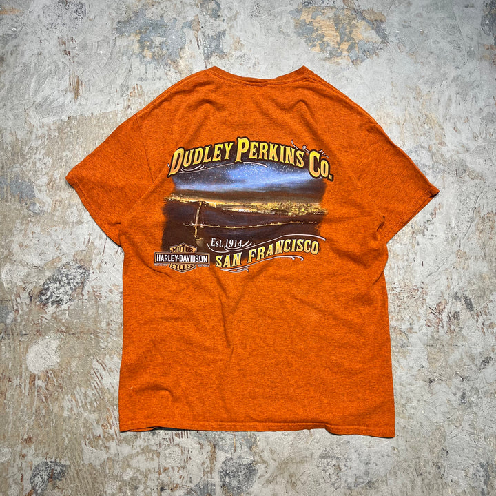 古着 Harley-Davidson  /ハーレー ダビッドソン / カリフォルニア州 サンフランシスコ ダドリー・パーキンス ストア / プリントTシャツ / サイズL