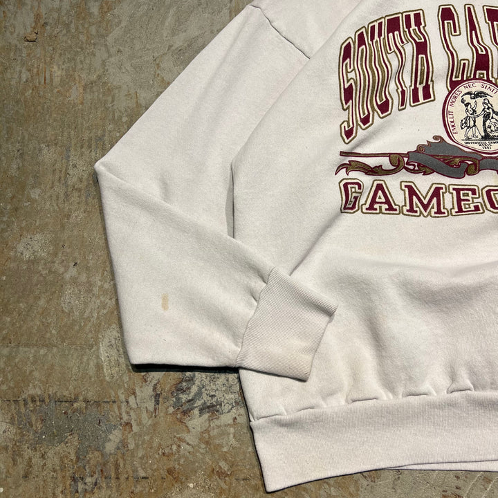 #3970 古着 Unknow/Crew neck sweat/クルーネックスウェット/SOUTH CAROLINA GAMECOCKS/MADE IN U.S.A/サイズXL