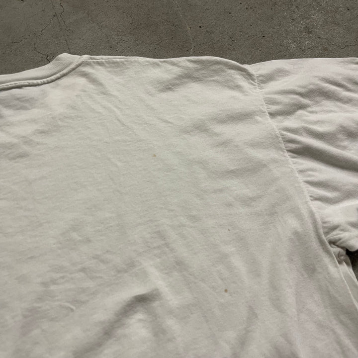 古着 ヨーロッパ/嵐に乗ろう! ドライバーになろう!/ヴィンテージ シングルステッチ プリントTシャツ/サイズL-XL相当