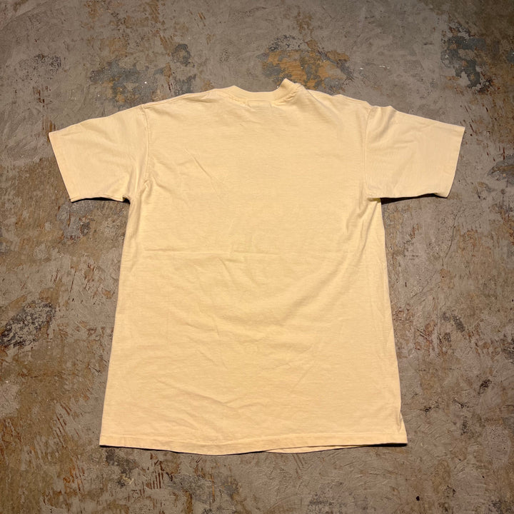 古着 USA製 90's ヘインズClaude Monet クロード・モネ/ヴィンテージ シングルステッチ Tシャツ/サイズL