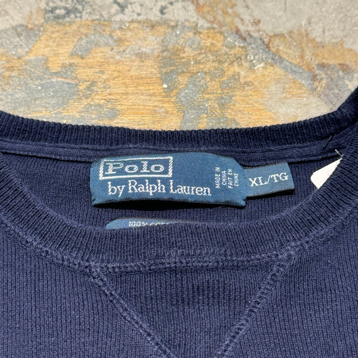 旧衣POLO by Ralph Lauren/ POLO拉尔夫劳伦/圆领针织毛衣/尺码XL