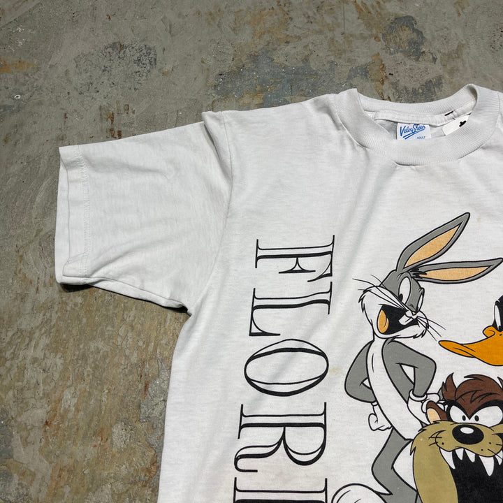古着 USA製 94's ルーニーテューンズ/バッグス・バニー/フロリダ/ヴィンテージ プリントTシャツ/サイズS