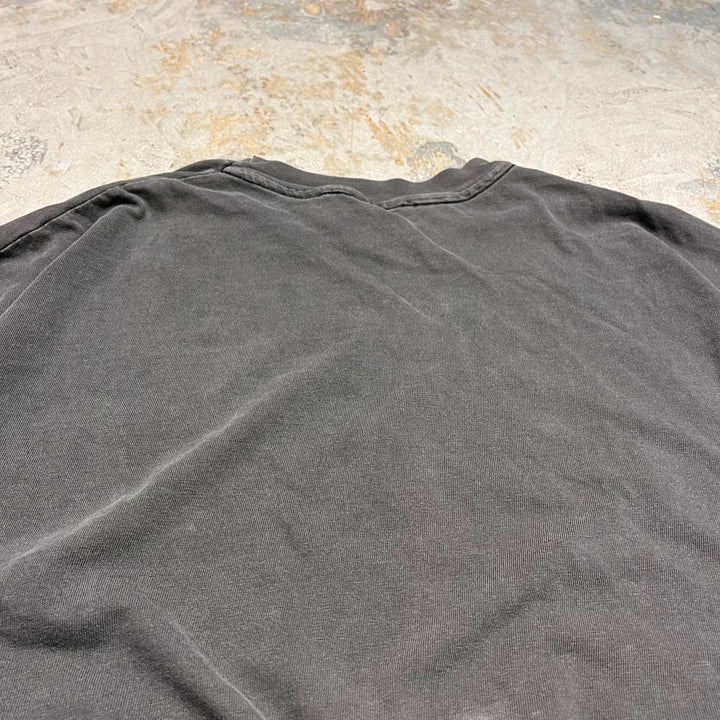 古着 USA製 80's~ ヘインズ/"In the Beginning GoD"/Genesis 1:1聖書
/イエス キリスト/グラフィックアート/ヴィンテージ シングルステッチ Tシャツ/サイズXL相当