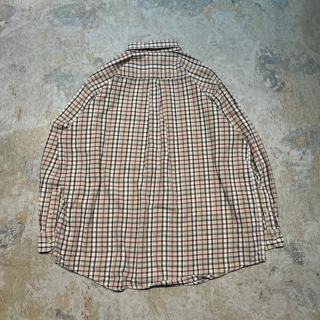 Used clothing carhartt/Carhartt/Button-down long sleeve shirt/Checked pattern/Size XL