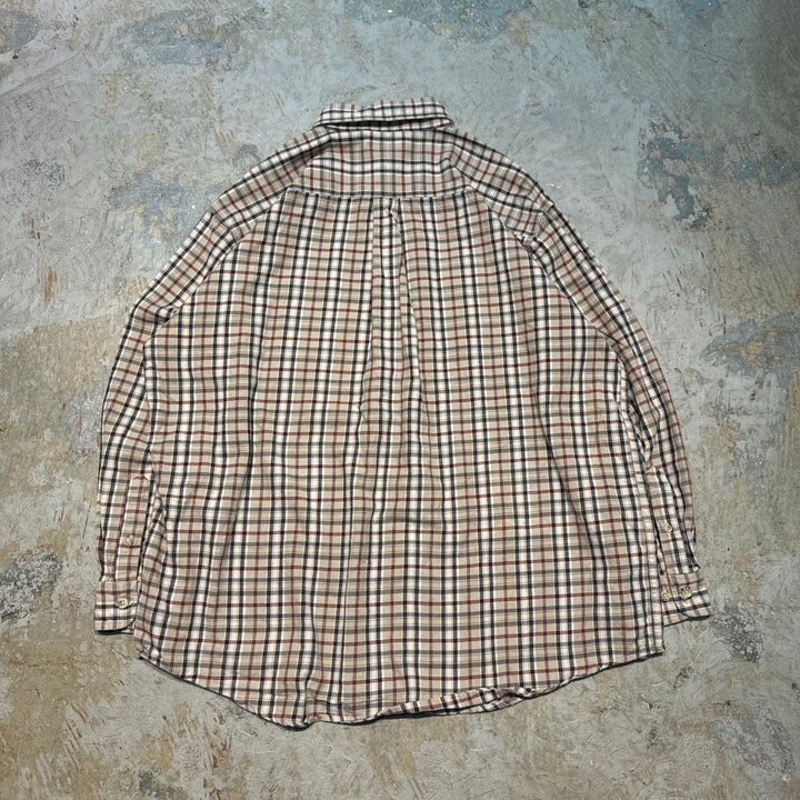 Used clothing carhartt/Carhartt/Button-down long sleeve shirt/Checked pattern/Size XL