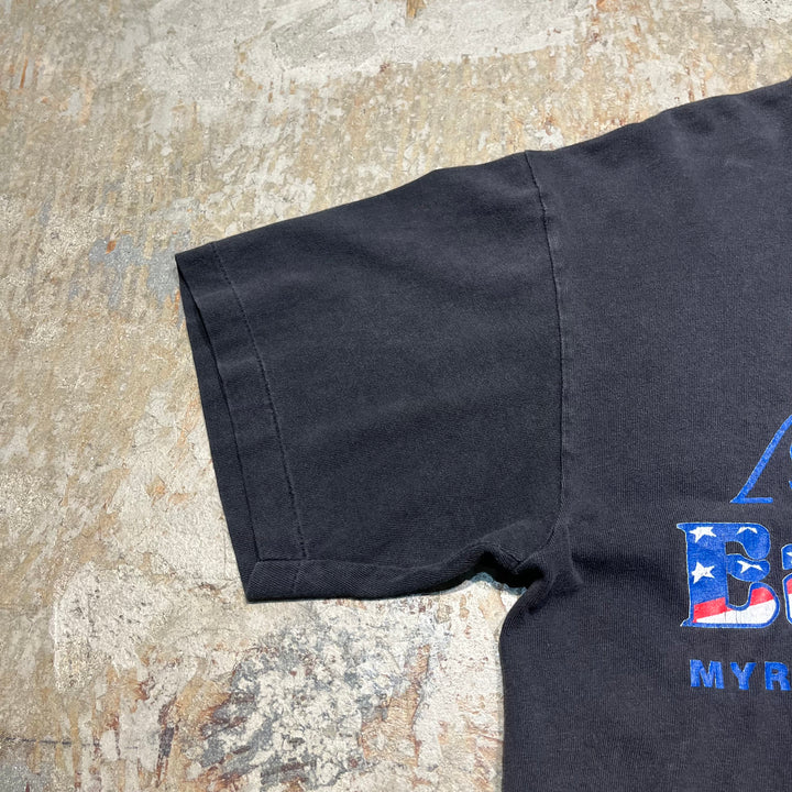 古着 90's ヘインズ/イージーライダーカフェ/マートルビーチ USA/バイク/ヴィンテージ シングルステッチ プリントTシャツ/サイズM