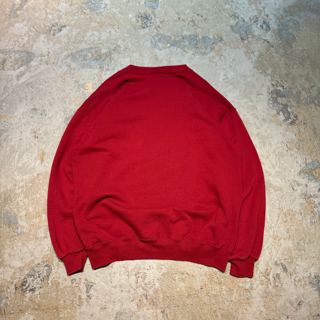 Used clothing Made in USA 80's~ RUSSELL ATHLETIC/ Russell Athletic/ Crew neck sweatshirt/ College logo/ Alabama/ Front V gusset/ Size XXL