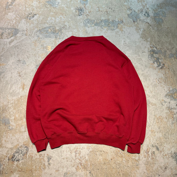 Used clothing Made in USA 80's~ RUSSELL ATHLETIC/ Russell Athletic/ Crew neck sweatshirt/ College logo/ Alabama/ Front V gusset/ Size XXL