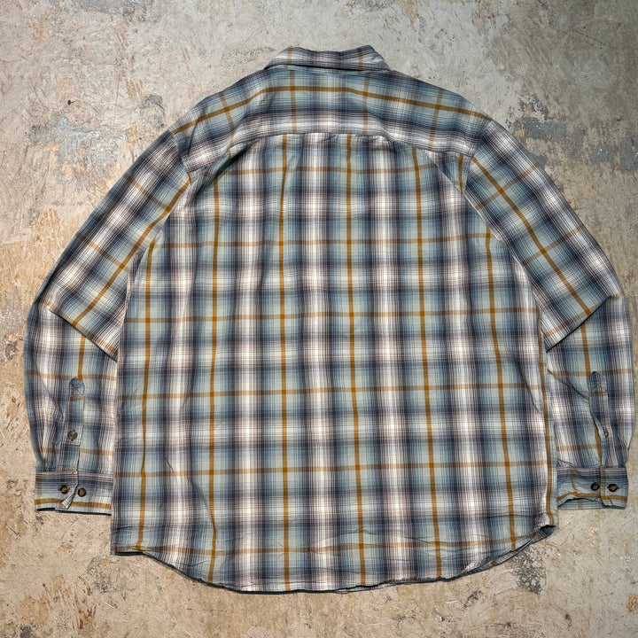 Used clothing carhartt/Carhartt/Long sleeve shirt/Checked pattern/Size XL