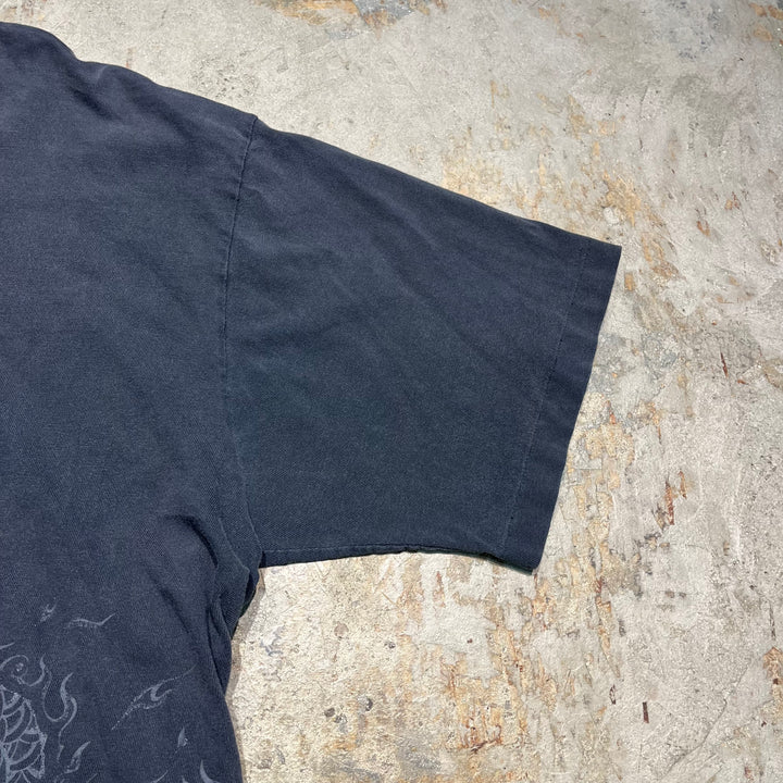 빈티지 드래곤 / 드래곤 2000 / 빈티지 싱글 스티치 인쇄 티셔츠 / 크기 XL