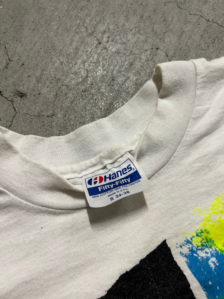 #MA62 古着 USA製 89's~ ヘインズ/ニュー・キッズ・オン・ザ・ブロック/ヴィンテージ シングルステッチ プリント Tシャツ/サイズS