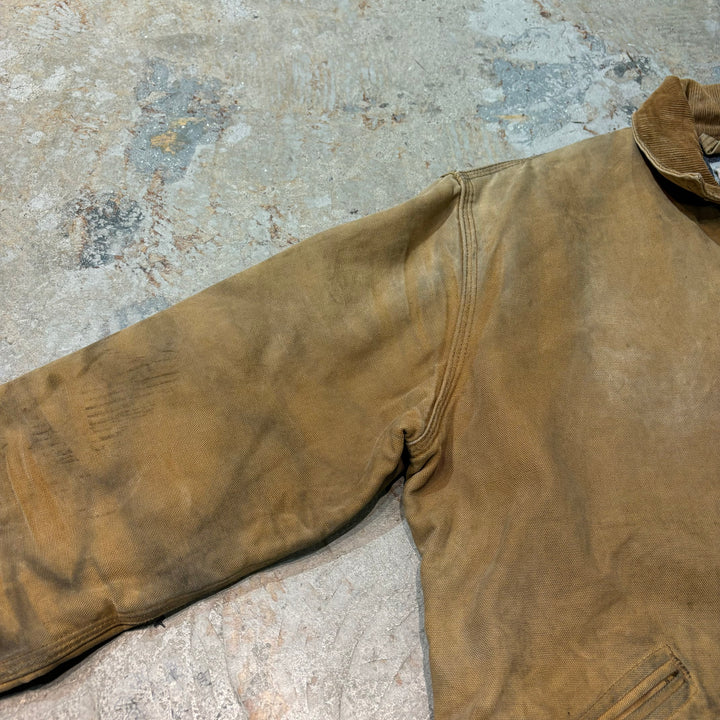 Used clothing 80's to 90's carhartt/ Carhartt/ Detroit jacket/ Duck fabric/ Lining blanket/ Check/ Equivalent to size M~L