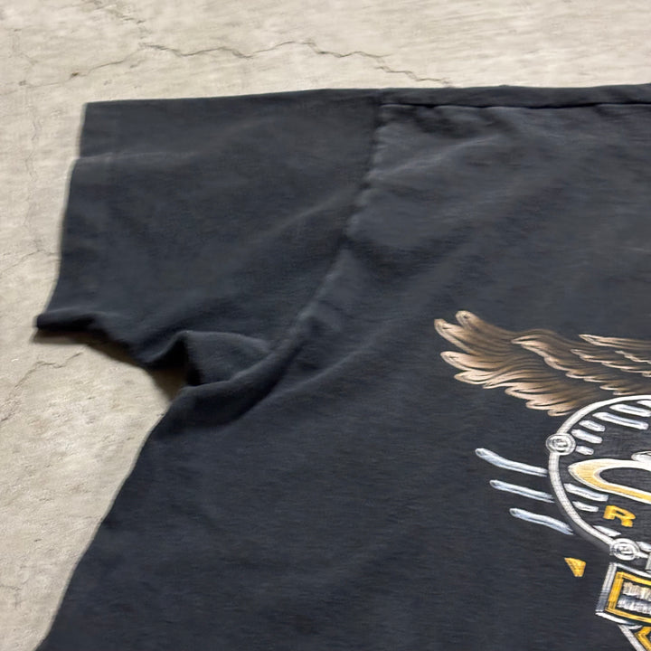 古着 USA製 90's Harley-Davidson/ハーレーダビッドソン/ プリントTシャツ/ サイズXL相当