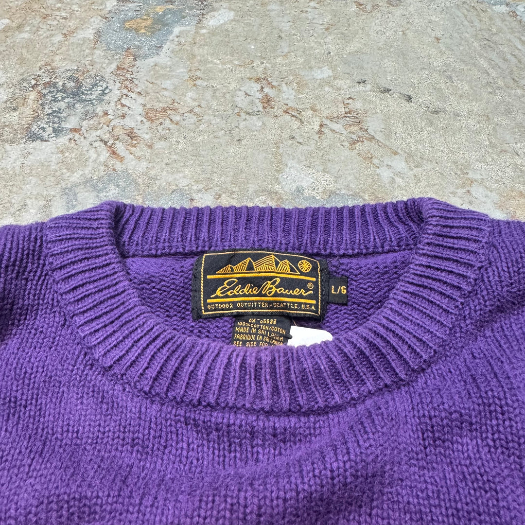 旧衣服Eddie Bauer/ Eddie Bauer/圆领针织毛衣/尺寸L
