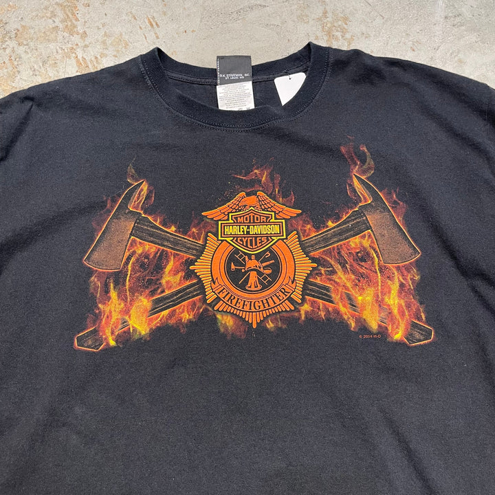 빈티지 의류 Harley-Davidson/Virginia Beach/Printed T-Shirt/Size XL