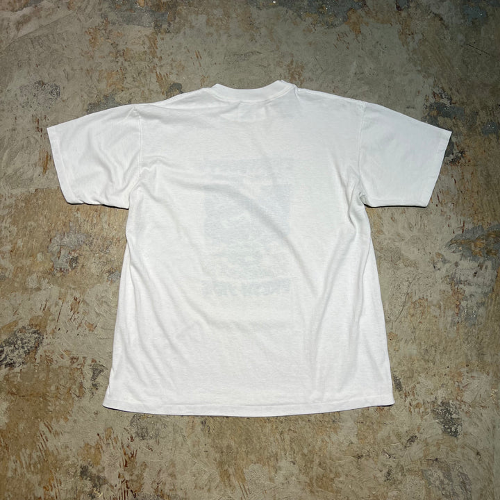 古着 USA製 92's SALEM/セーラム/タバコ/企業系/ヴィンテージ シングルステッチ プリントTシャツ/サイズXL