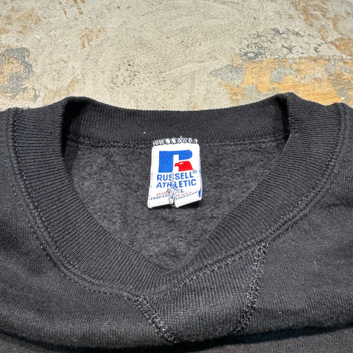 旧衣服USA制80's~ RUSSELLATHLETIC/ RUSSELLATHLETIC/ brunkrunexwet /素色/尺寸XXL