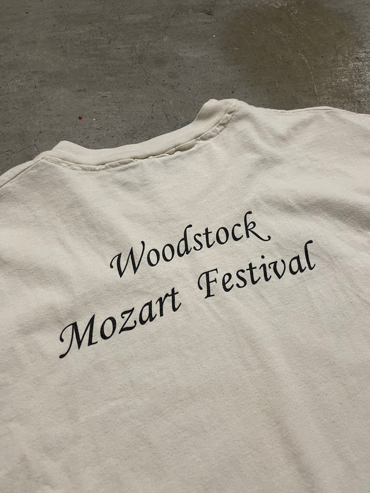 #MA72 Vintage 90의 Woodstock Mozart Festival/빈티지 싱글 스티치/티셔츠/크기 L-XL 등가