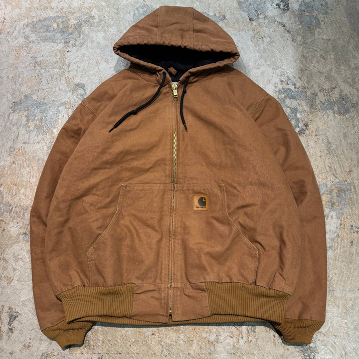 古着 carhartt/ カーハート/ アクティブジャケット/ 裏地キルティング/サイズXL