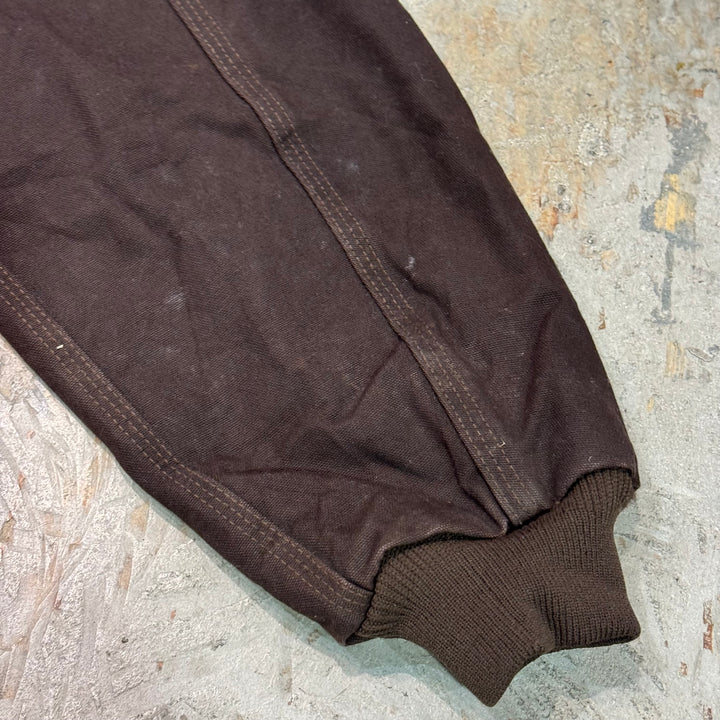 古着 Carhartt/ カーハート/ アクティブジャケット/ ダック地/ 企業ロゴ/ 裏地サーマル/ サイズL