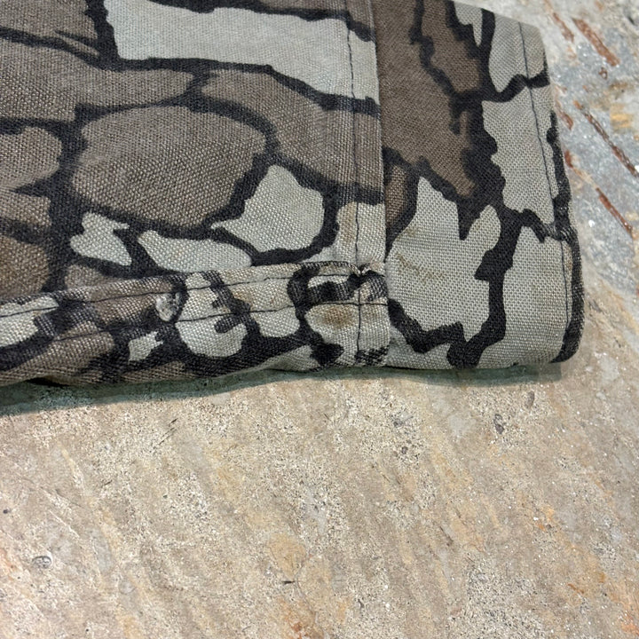 미국 80 년대 Cabela 's/ Cotton Jacket/ Trevork Camo/ Size L에서 만든 중고 의류